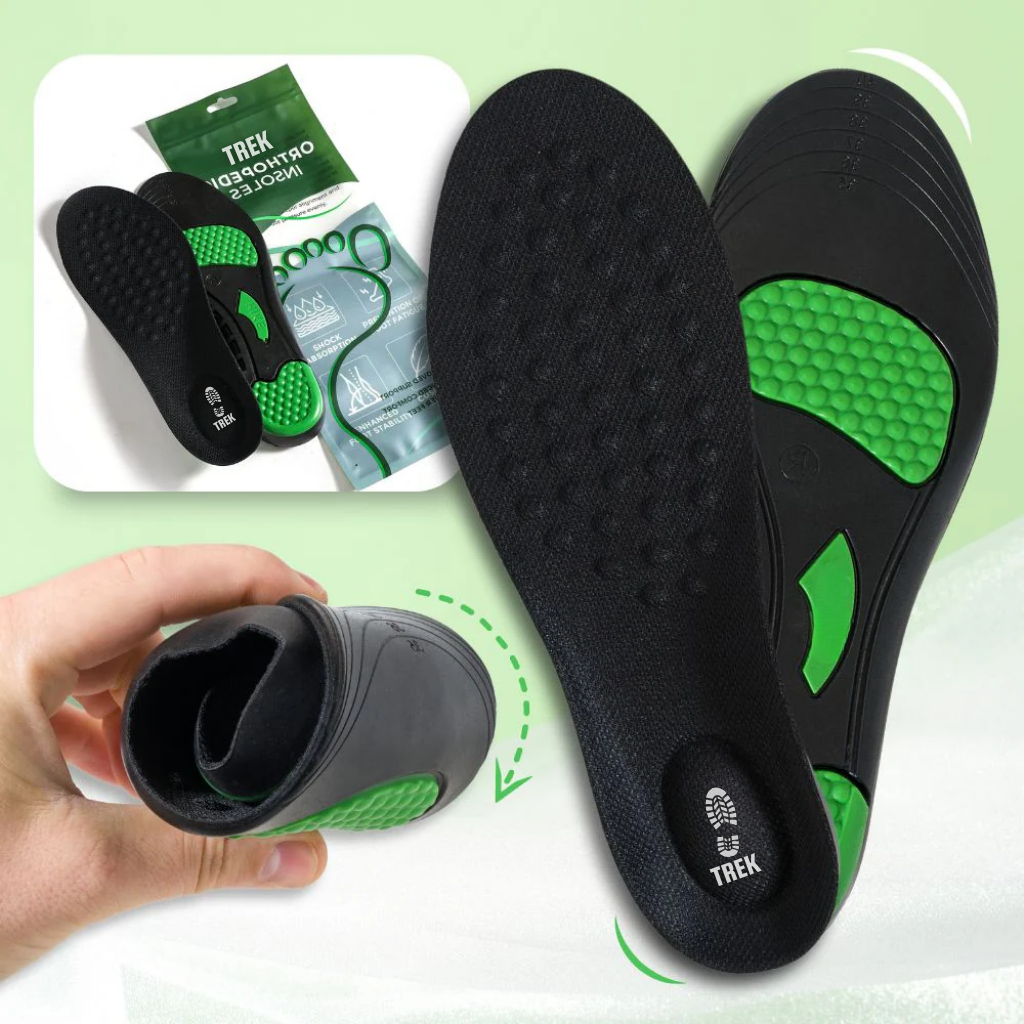 Semelles TREK® - Soulagement rapide de la douleur et absorption des chocs
